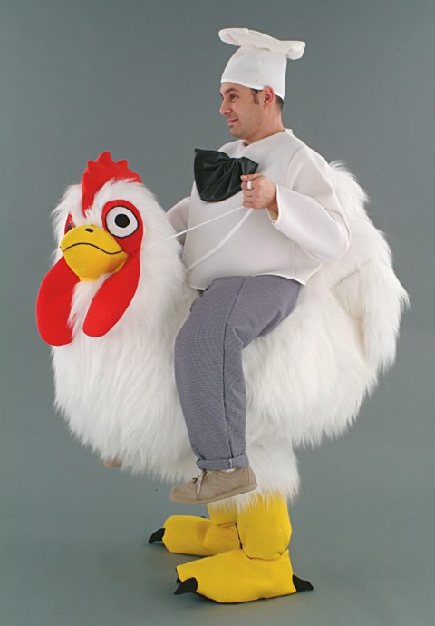 Hen with chef