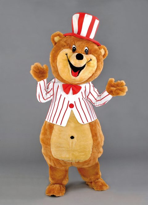 Bear with hat and jacket